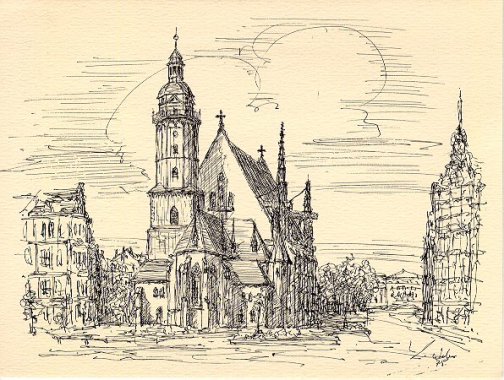 Thomaskirche en Leipzig